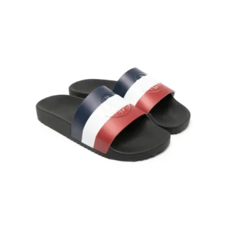 Moncler Enfant  Basile embossed-logo slides